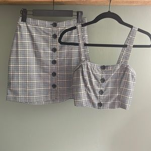 Abercrombie & Fitch Skirt and Crop Top Set